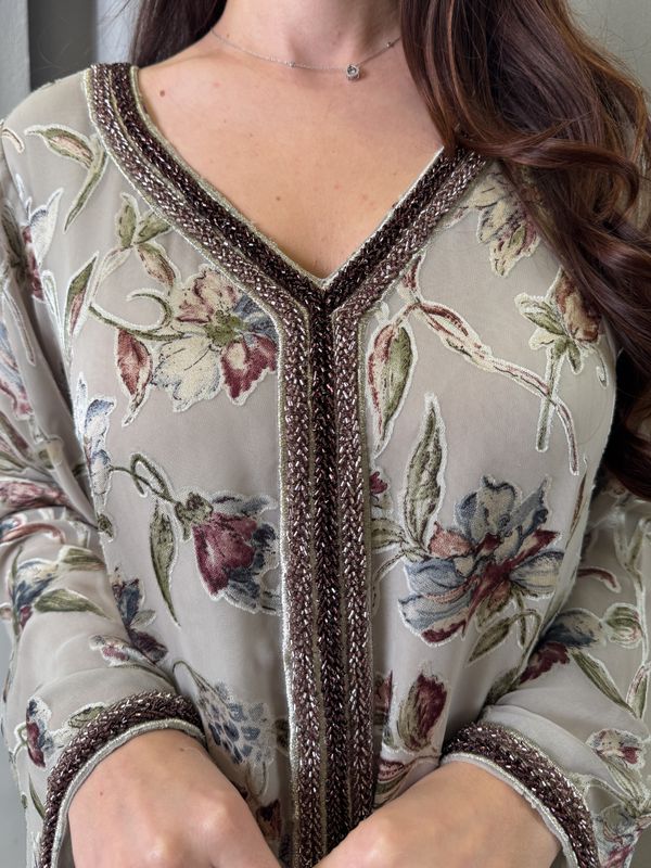 Silk Chiffon Jackard